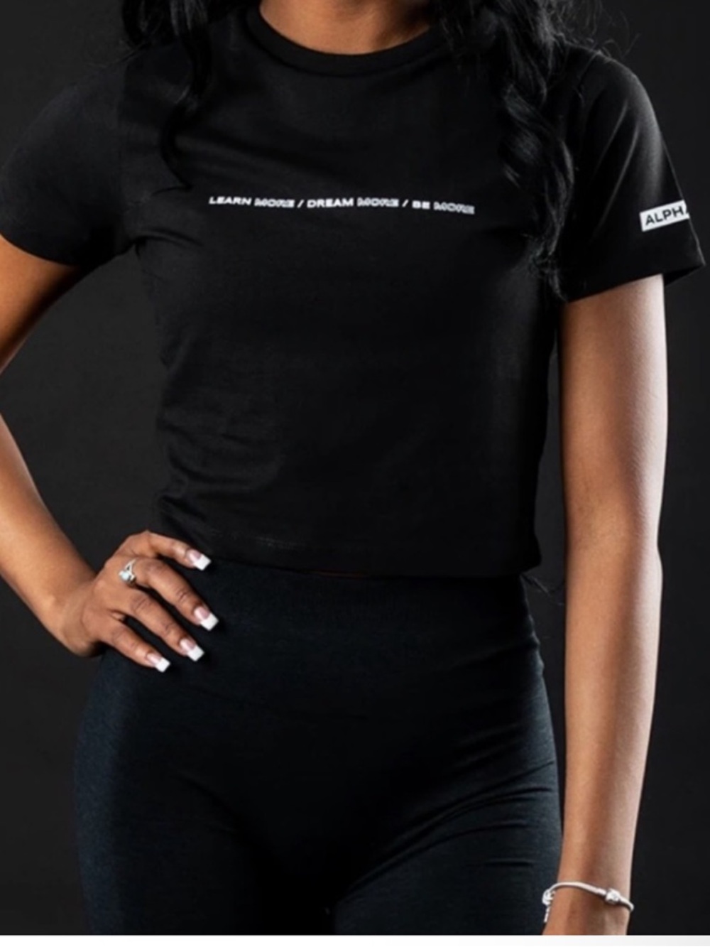 ALPHALETE - Cropped Tee